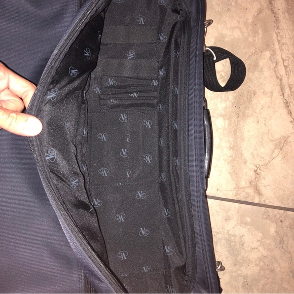 Valentino coupeau Paris  Wheeled Compact Garment Bag Suitcase, Luggage Rare Big - Picture 15 of 16